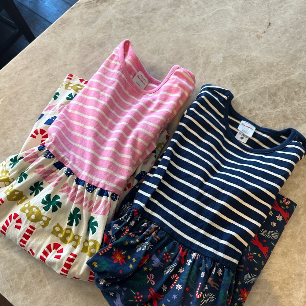 2 Hanna Andersson Dresses, size 140/Girls 10